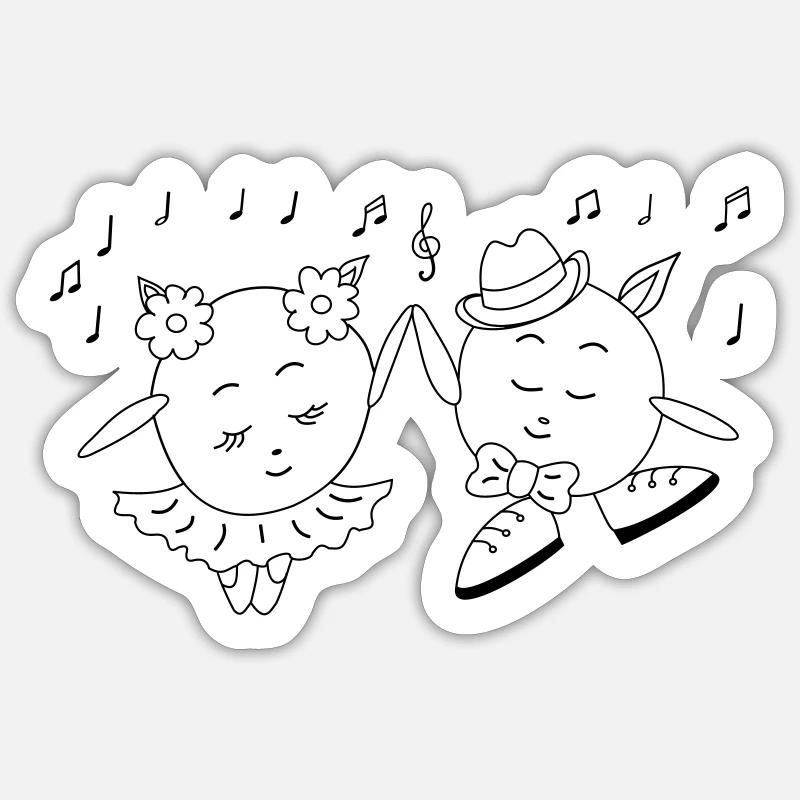Sticker Größe S (10 x 10 cm) - 
