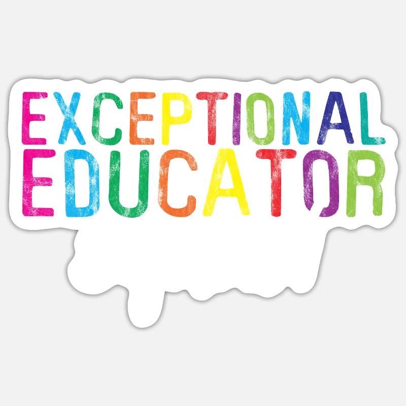 Exceptional Educator Squad 3 Sticker size S (10 x 10 cm)