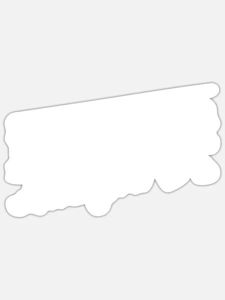 Bad Orb - Lieblingsort mit Stadtnamen - Sticker Größe S (10 x 10 cm) - Mattweiß