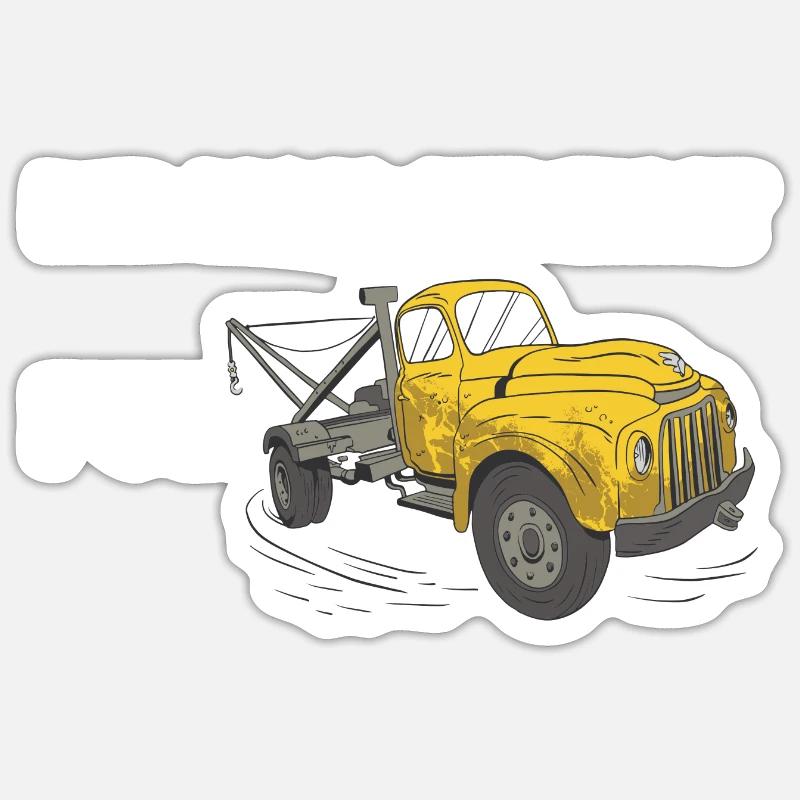 Did You See That Pull Tow Truck Operator Sticker size S (10 x 10 cm)
