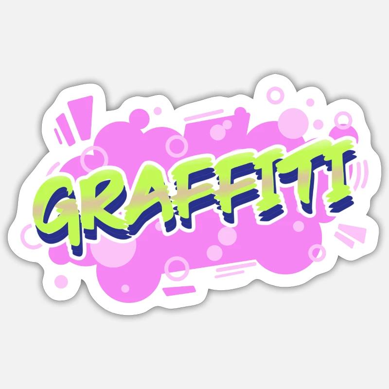 Graffiti Sprayer Sticker Größe S (10 x 10 cm)