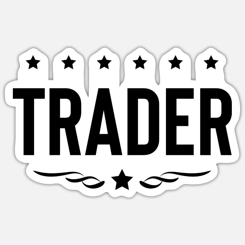 Trader Beruf Sticker Größe S (10 x 10 cm)