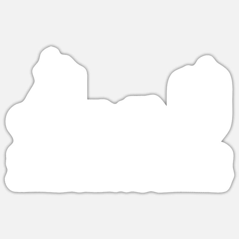 Eigener Garten Hobbygärtner Selbstversorger - Sticker Größe S (10 x 10 cm) - Mattweiß