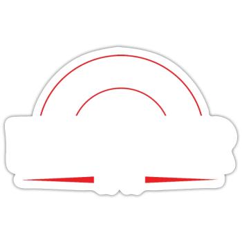 Bauherr Haus Bau - Sticker Größe S (10 x 10 cm) - Mattweiß - Vorne
