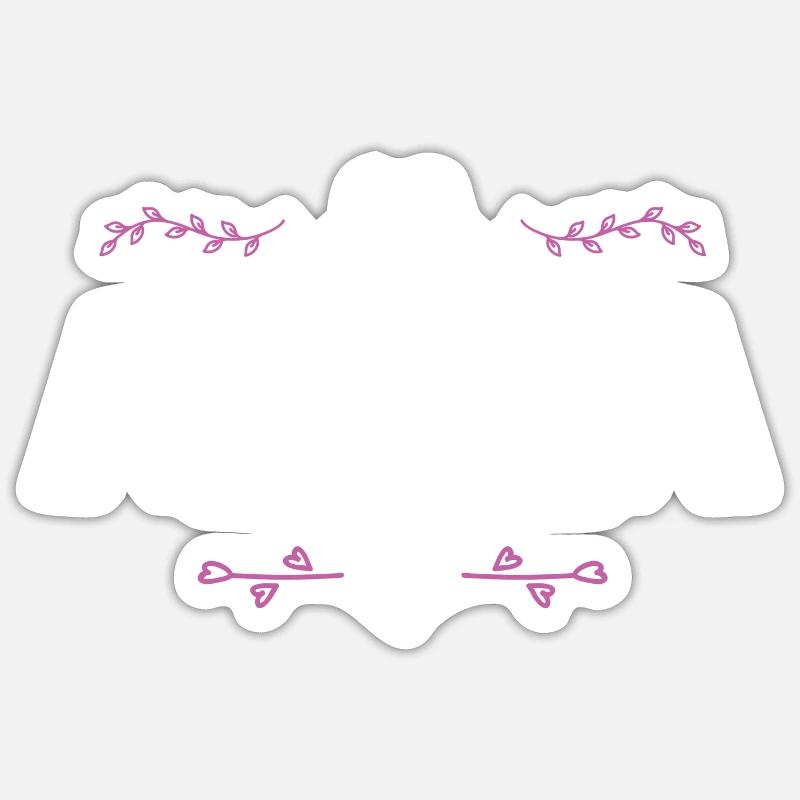 Anna - Sticker size S (10 x 10 cm) - white matte