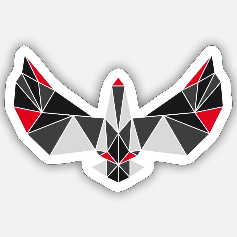 NRNF Origami Eagle Style Sticker size S (10 x 10 cm)