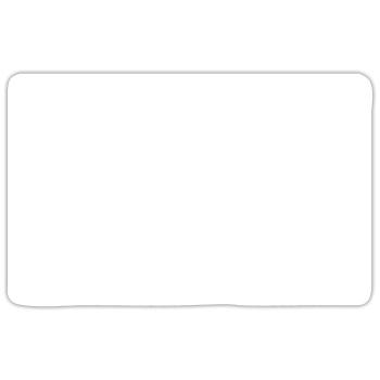 Mme Est. 2023 Fiançailles Mariage Douche nuptiale - Sticker taille S (10 x 10 cm) - blanc mat - Devant