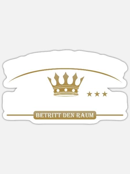 Raumausstatter Meister - Sticker Größe S (10 x 10 cm) - Mattweiß