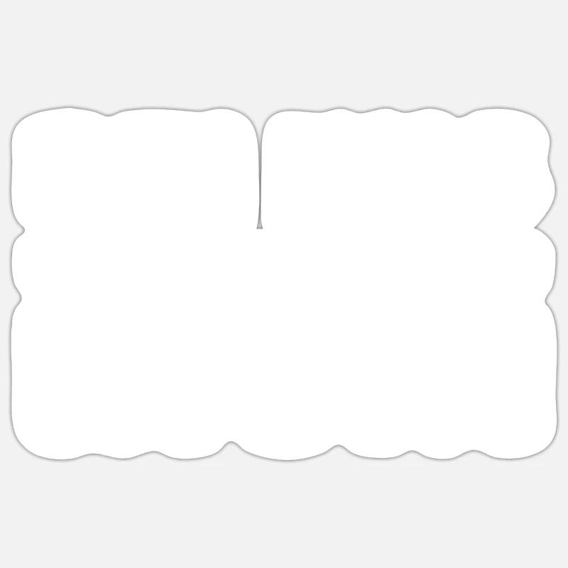 DDR Nicki Spruch Geschenk - Sticker Größe S (10 x 10 cm) - Mattweiß