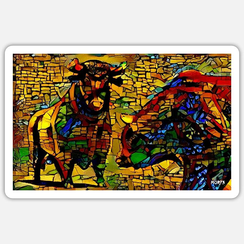 Sticker Größe S (10 x 10 cm) - 