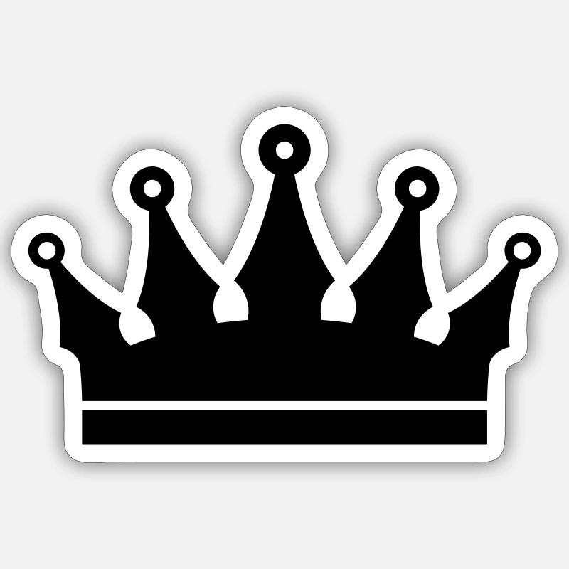 Crown Sticker size S (10 x 10 cm)