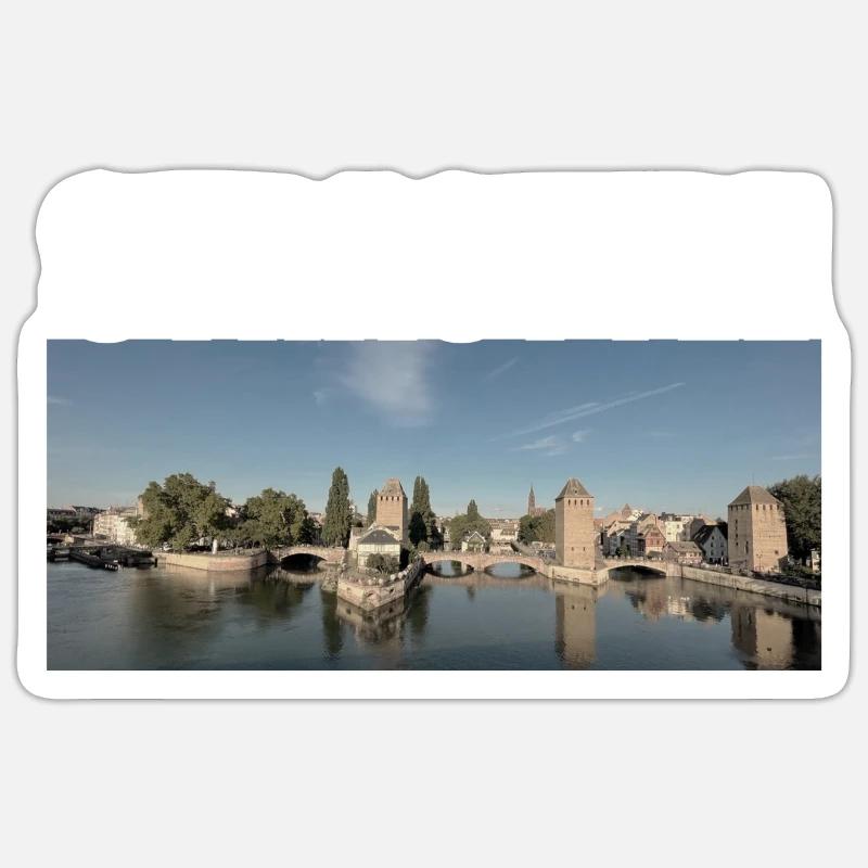 Strastyle - Sticker taille S (10 x 10 cm) - blanc mat