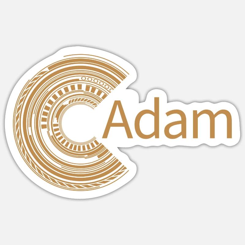 For Adam Sticker size S (10 x 10 cm)