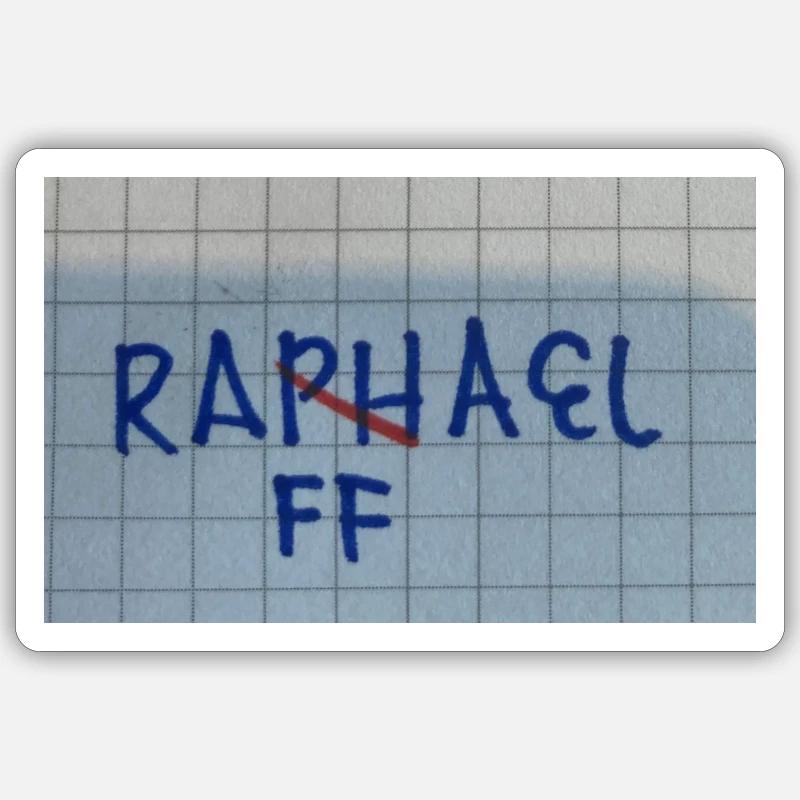 Raphaël, pas Raphaël Sticker taille S (10 x 10 cm)