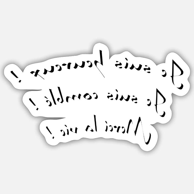 Sticker taille S (10 x 10 cm) - 