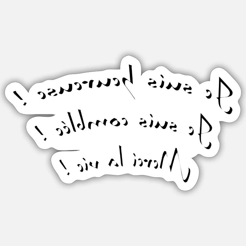 Sticker taille S (10 x 10 cm) - 
