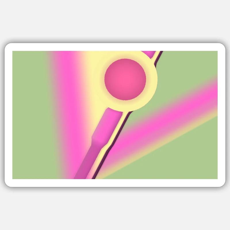 Line & Circles Sticker size S (10 x 10 cm)