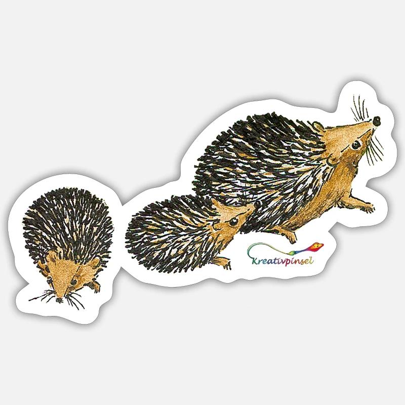Igel Sticker Größe S (10 x 10 cm)