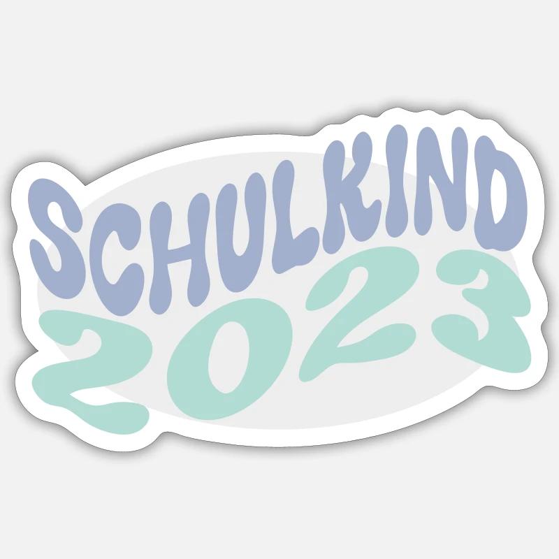 Schulkind 2023 Sticker Größe S (10 x 10 cm)