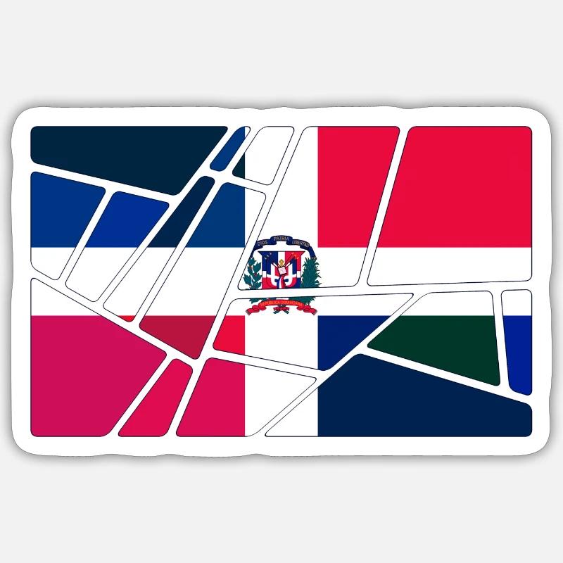 DomRep DomRep - Sticker Größe S (10 x 10 cm) - Mattweiß