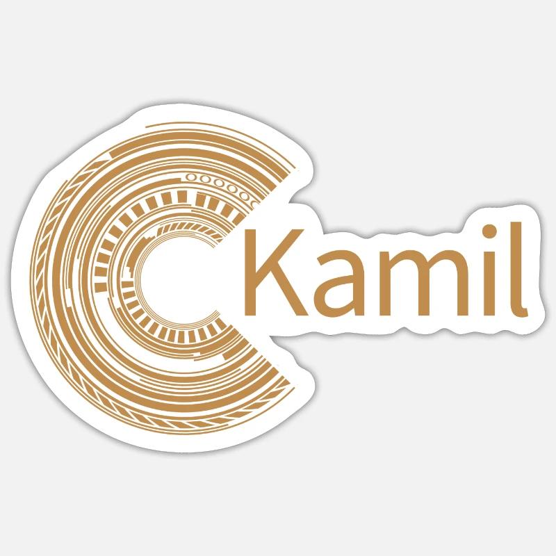 For Kamil - Sticker size S (10 x 10 cm) - white matte