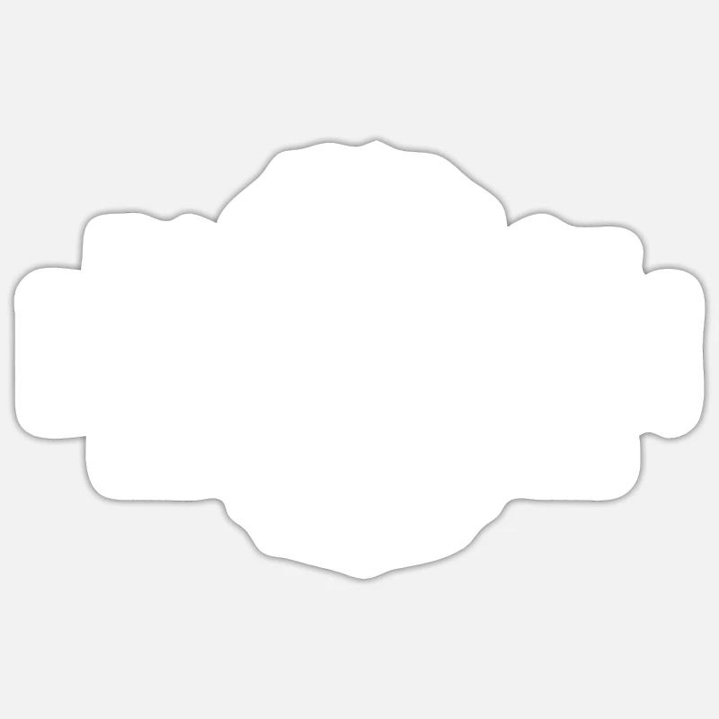 Berrichon Berry - Sticker taille S (10 x 10 cm) - blanc mat