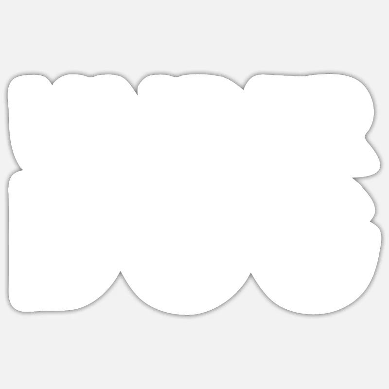 underdog - Sticker size S (10 x 10 cm) - white matte