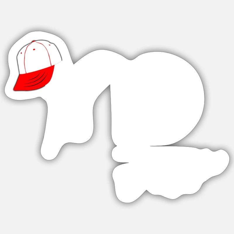 Yo Digga - Sticker Größe S (10 x 10 cm) - Mattweiß