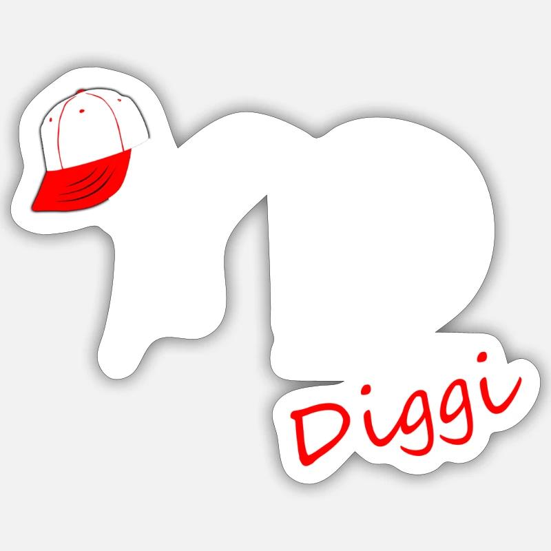 Yo Digg. lustiger Spruch Sticker Größe S (10 x 10 cm)