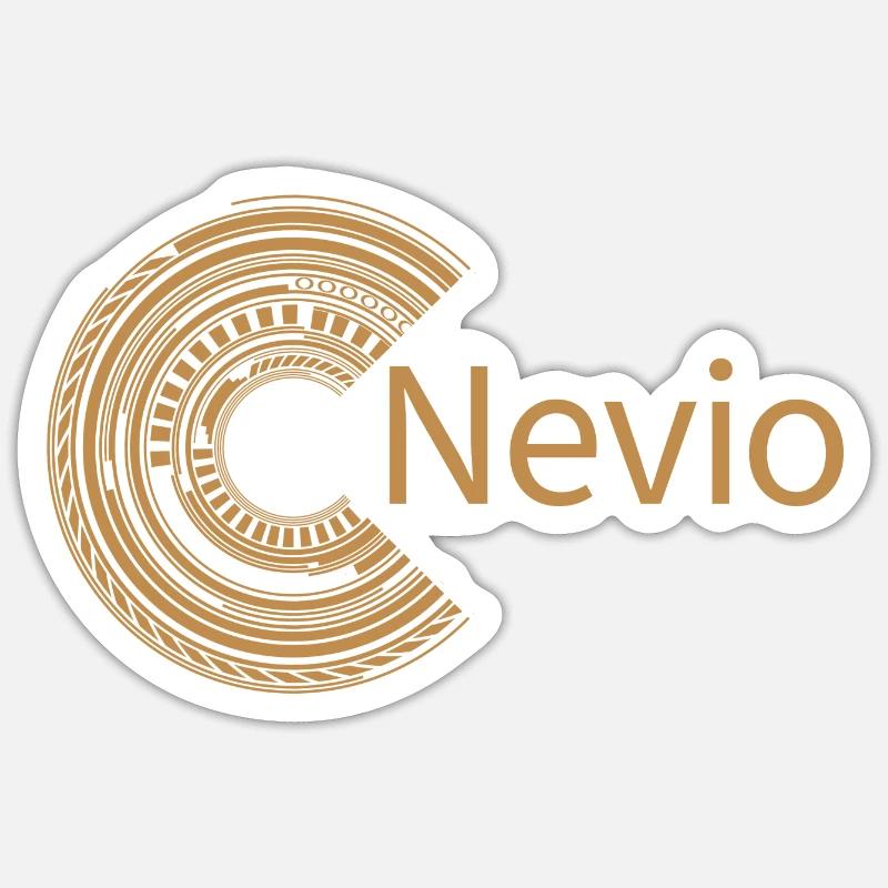 Pour Nevio - Sticker taille S (10 x 10 cm) - blanc mat