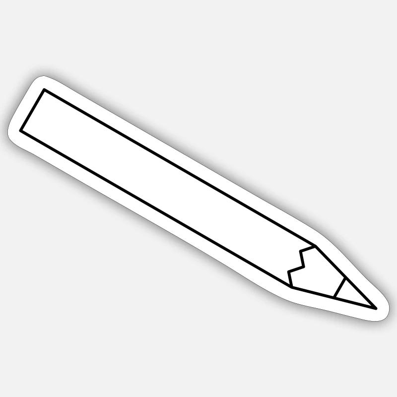 Pin - Sticker size S (10 x 10 cm) - white matte