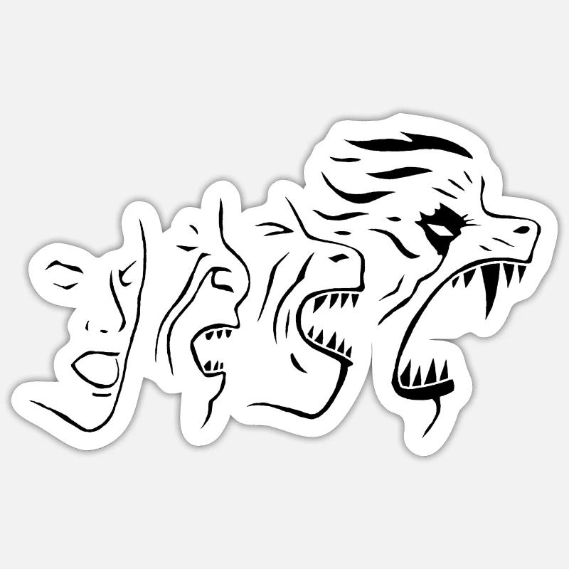 Sticker Größe S (10 x 10 cm) - 