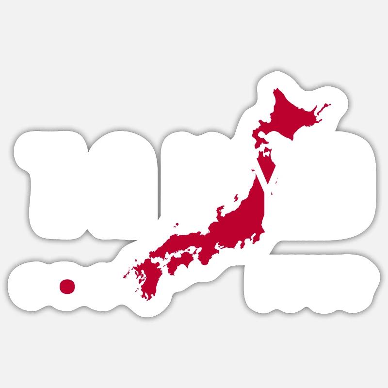 tokyo - Sticker taille S (10 x 10 cm) - blanc mat