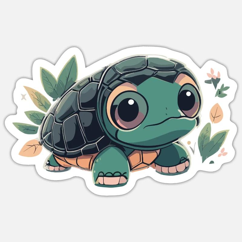 Turtle Sticker Größe S (10 x 10 cm)