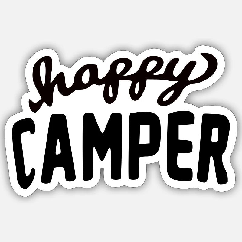 Ella Lopez « campeuse heureuse » Sticker taille S (10 x 10 cm)