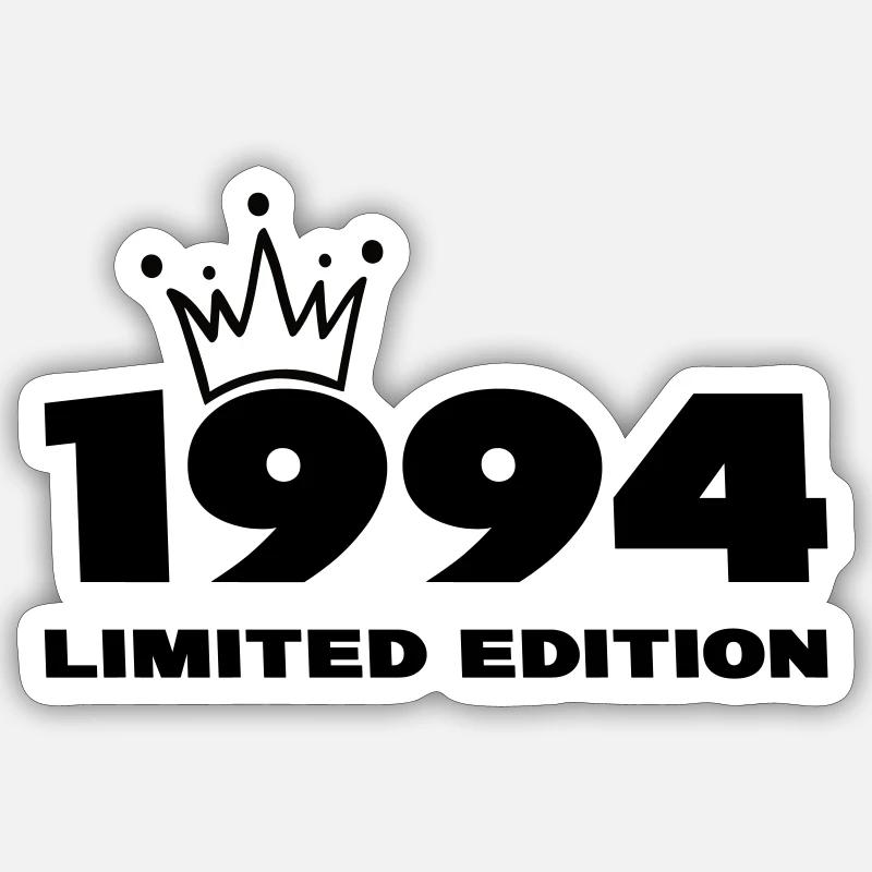 1994 Édition limitée - Sticker taille S (10 x 10 cm) - blanc mat