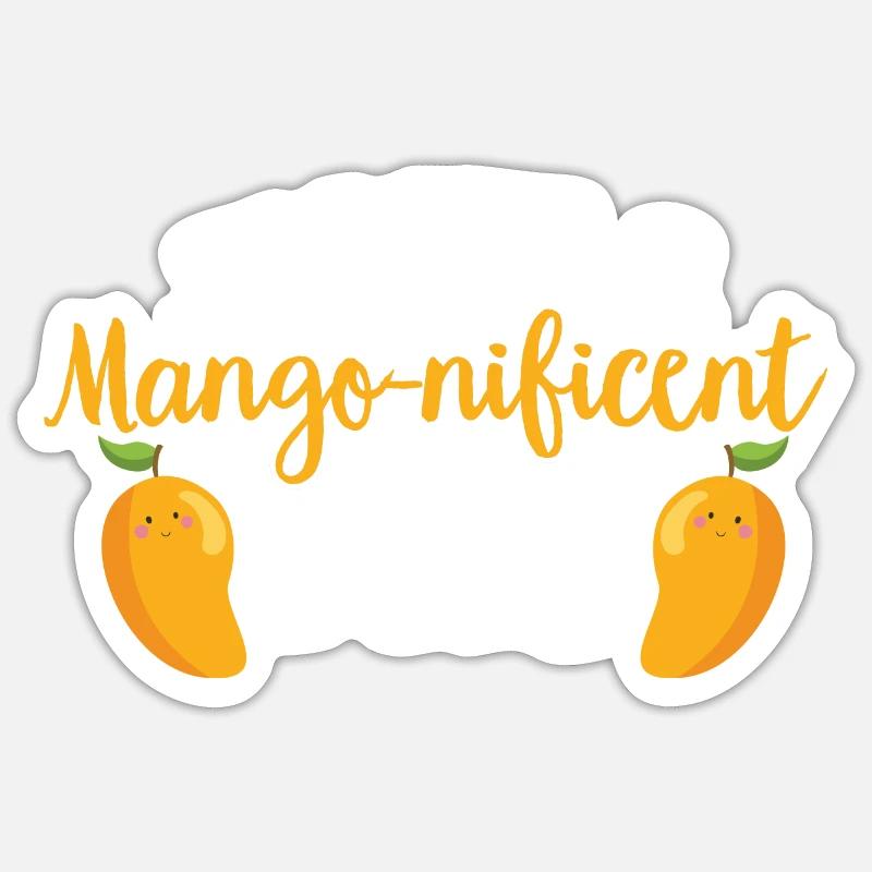 Mango Fruit Mango - Sticker size S (10 x 10 cm) - white matte