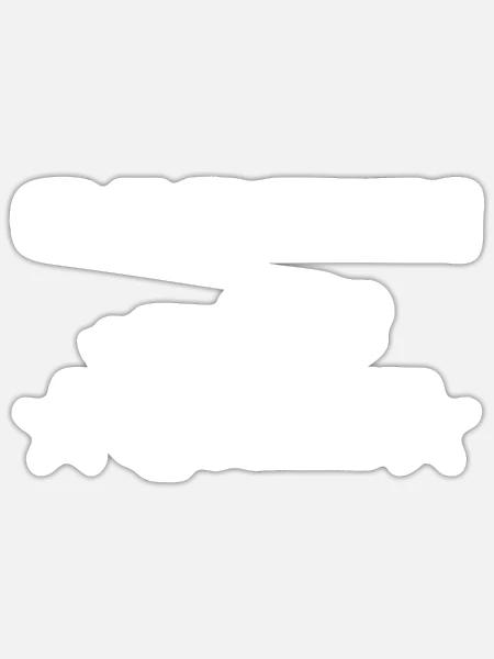 Garten - Sticker Größe S (10 x 10 cm) - Mattweiß