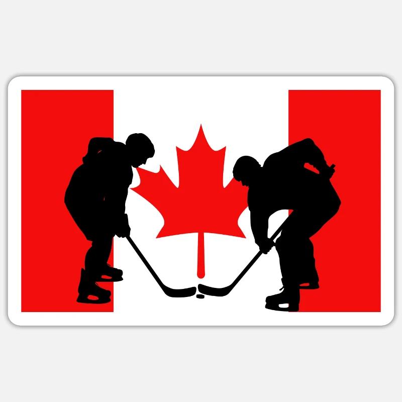 Le Canada, mon pays, mon drapeau ! Sticker taille S (10 x 10 cm)