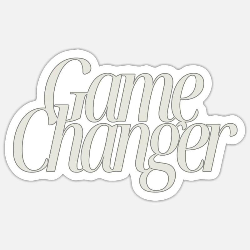 Game Changer Sticker Größe S (10 x 10 cm)