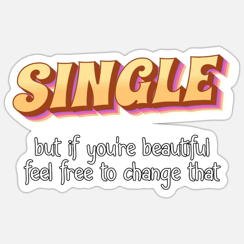 Single - Sticker size S (10 x 10 cm) - white matte