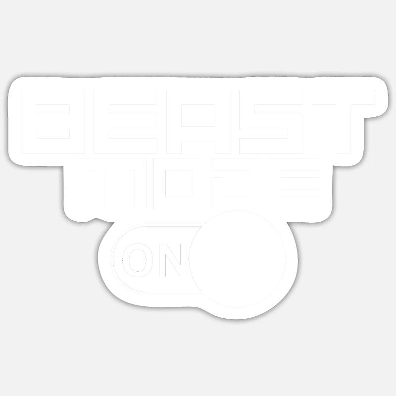 ON - Sticker Größe S (10 x 10 cm) - Mattweiß