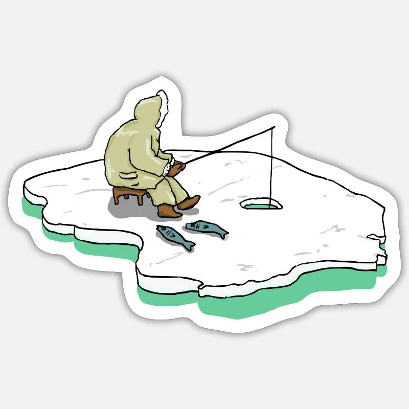 Snafu - Sticker taille S (10 x 10 cm) - blanc mat