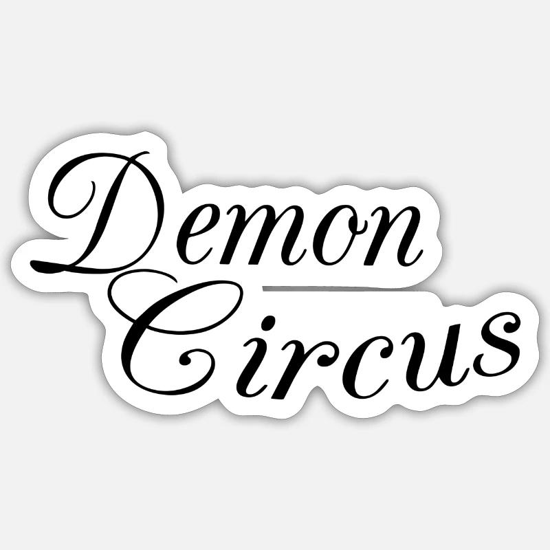 Demon circus Sticker size S (10 x 10 cm)