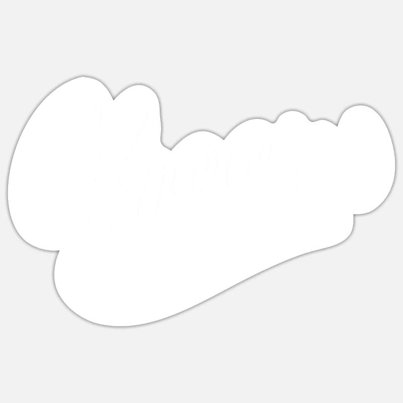 Cheers Cheers Boire - Sticker taille S (10 x 10 cm) - blanc mat