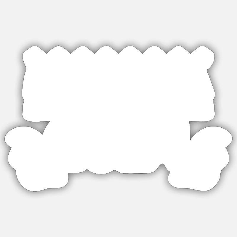 Majorque 2024 - Sticker taille S (10 x 10 cm) - blanc mat