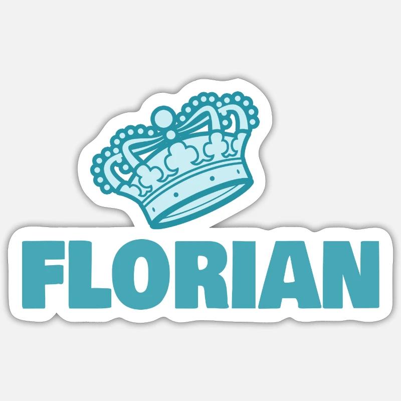Gift for Florian Sticker size S (10 x 10 cm)