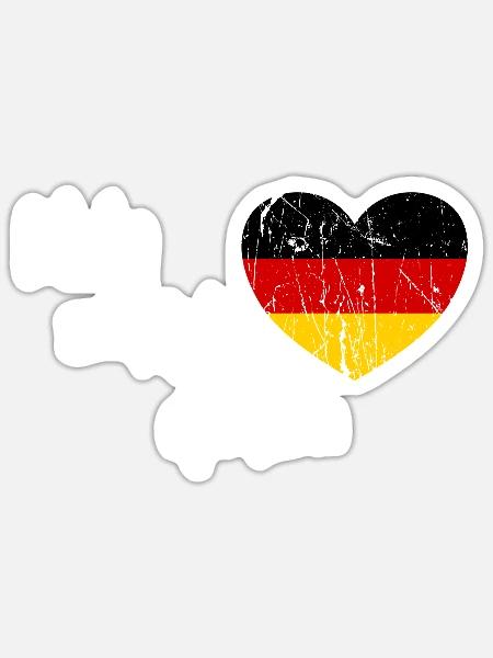 Die Wahl für Deutschland - Sticker Größe S (10 x 10 cm) - Mattweiß