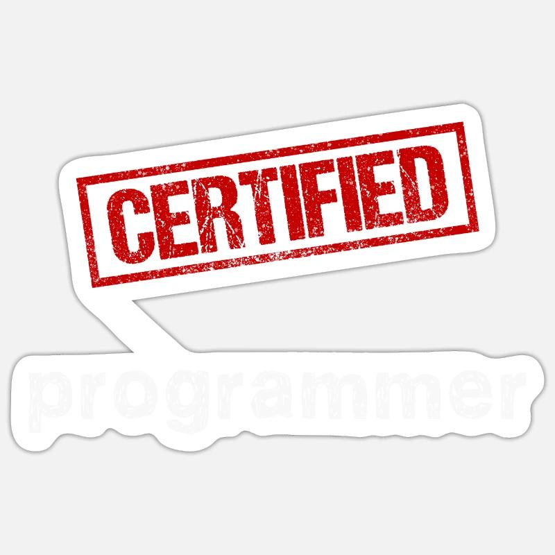 Programmeur Sticker taille S (10 x 10 cm)