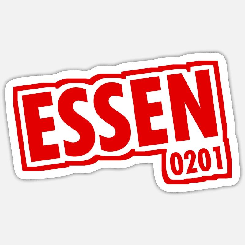 Essen - 0201 - Area Code - Slogan Sticker size S (10 x 10 cm)